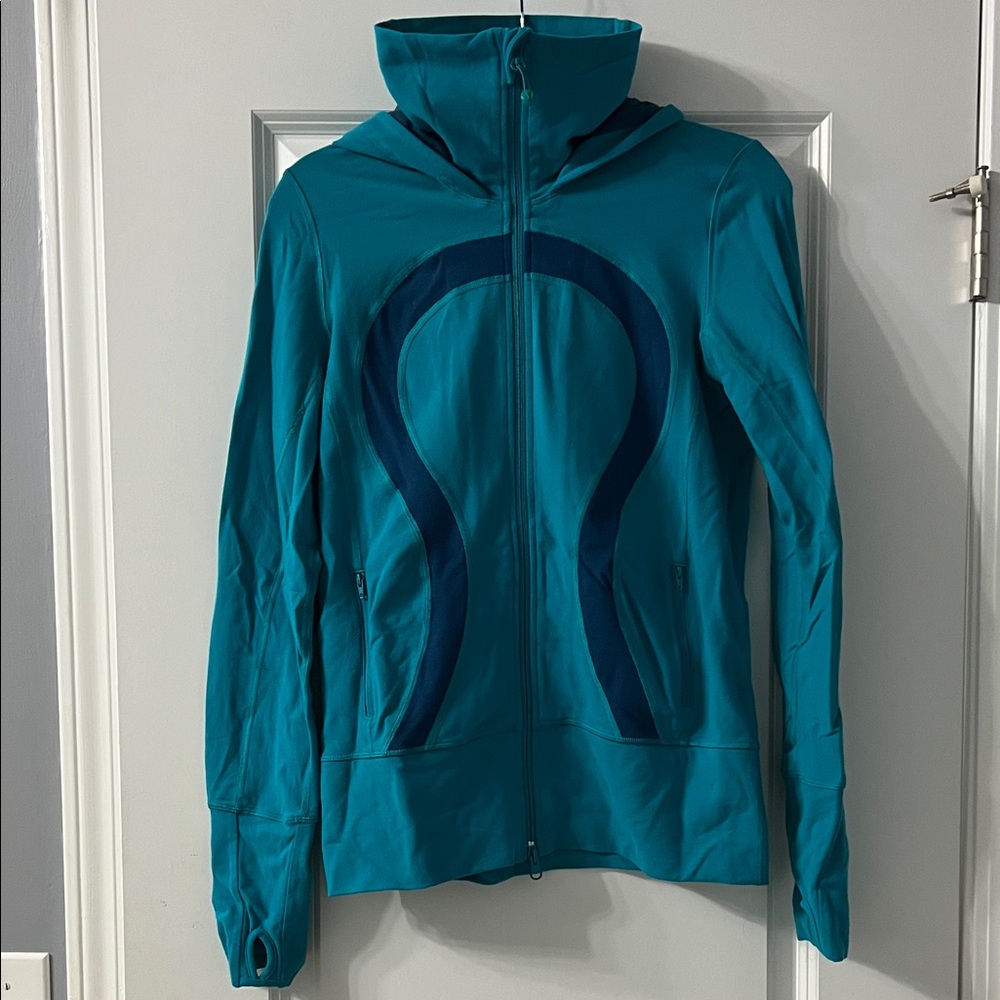 Lululemon Athletica Teal and Navy hoodie jacket